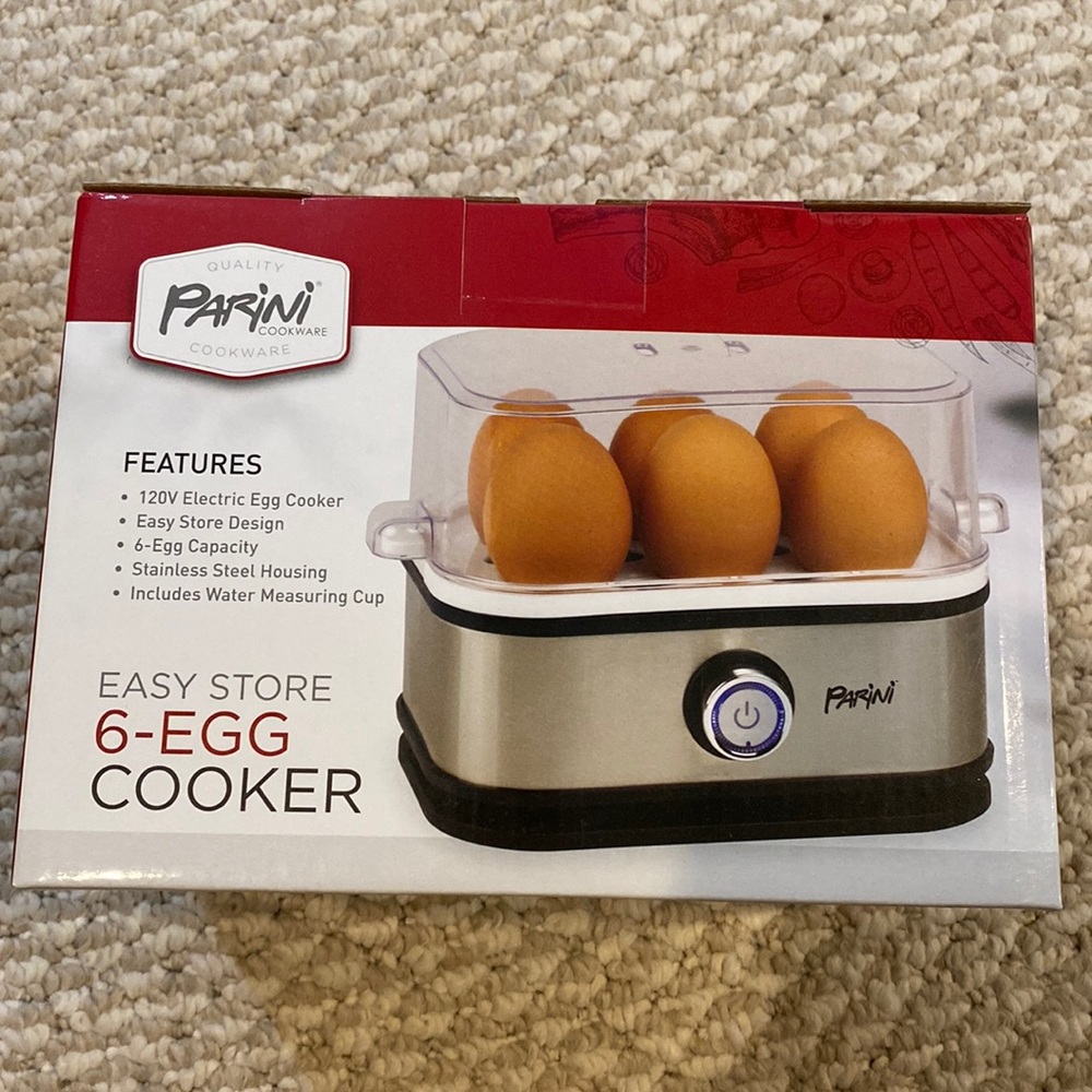 Easy store 6 egg cooker